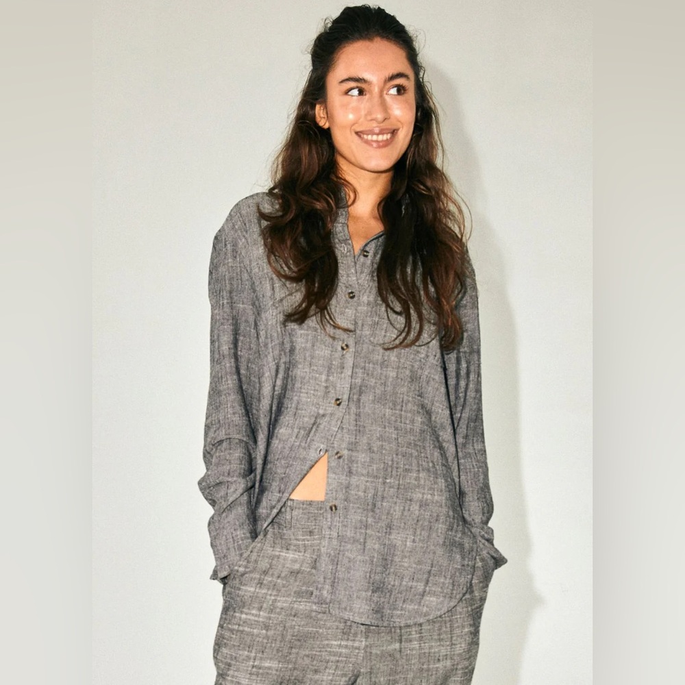 Vintage| “Linda Allard Ellen Tracy” Silk & Linen Suit